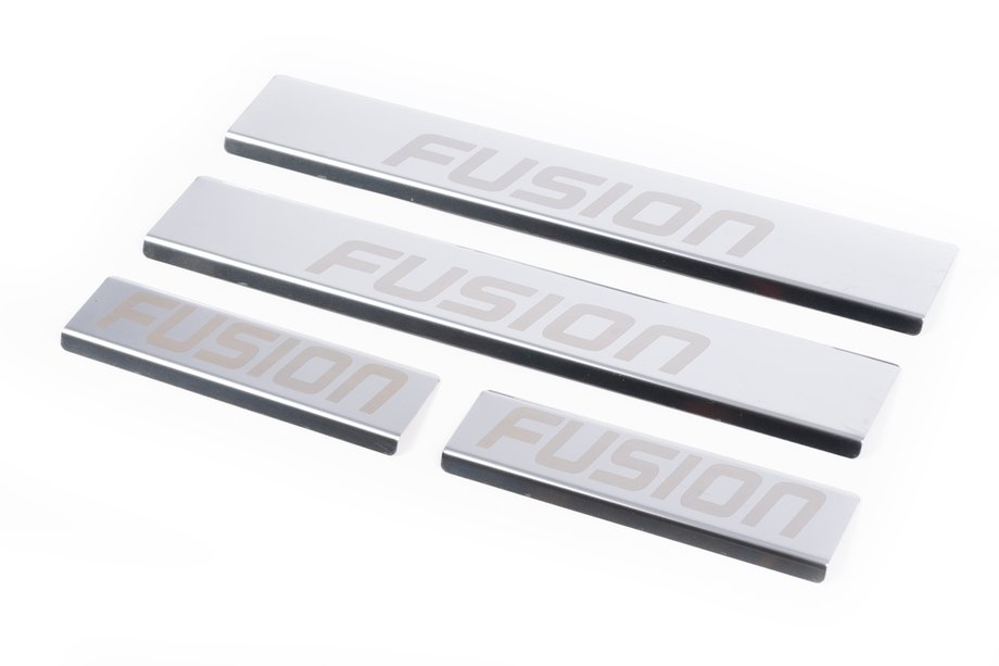 Ford Fusion 2002-2012 Seuils de porte Carmos (4 pcs, inox) Image