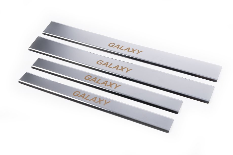 Ford Galaxy 1995-2006 Seuils de porte Carmos (4 pcs, inox) Photo 1