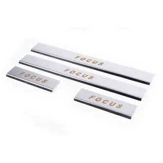 Seuils de porte Carmos V1 (4 pcs, inox) Ford Focus I 1998-2005 photo 1