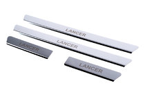 Mitsubishi Lancer 9 2004-2008 Seuils de porte inox Carmos V1 (4 pcs) photo 1