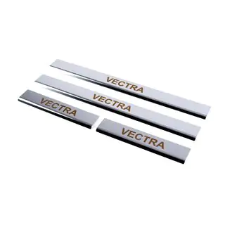 Seuils de porte Carmos (4 pcs, inox)