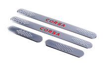 Opel Corsa C 2000-2006 Seuils de porte Carmos V1 (4 pcs, inox) photo 1