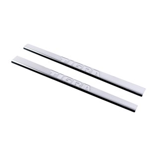 Seuils de porte Carmos (2 pcs, inox)