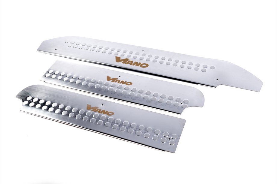 Mercedes Viano 2004-2014 Seuils de porte intérieurs Carmos V1 inox 4 pcs, Carmos - Acier Turc Image