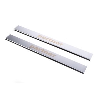 Seuils de porte V1 (Carmos, 2 pcs, acier inoxydable)