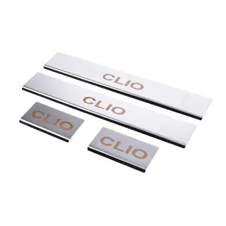 Seuils de porte Carmos (4 pcs, inox)