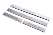 Renault Megane II 2004-2009 Seuils de Porte Inox (Carmos, 4 pcs, Acier Inoxydable) photo 6