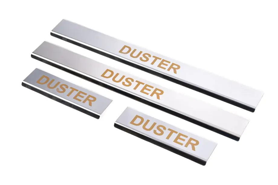 Renault Duster 2008–2017 Seuils de porte Carmos V1 (4 pcs, inox) Photo 1