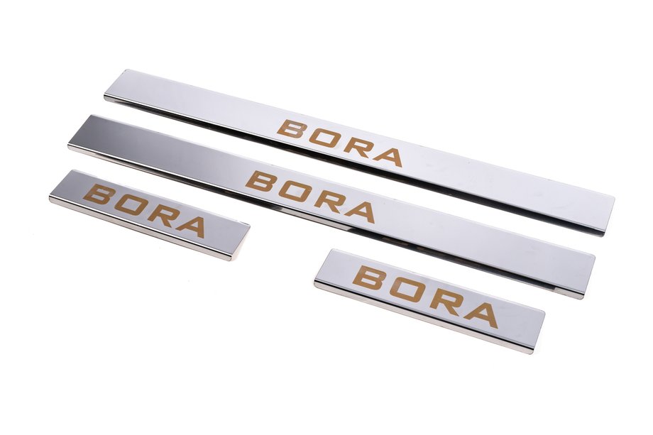 Volkswagen Bora 1998-2004 Seuils de porte Carmos (4 pcs, inox) Photo 1