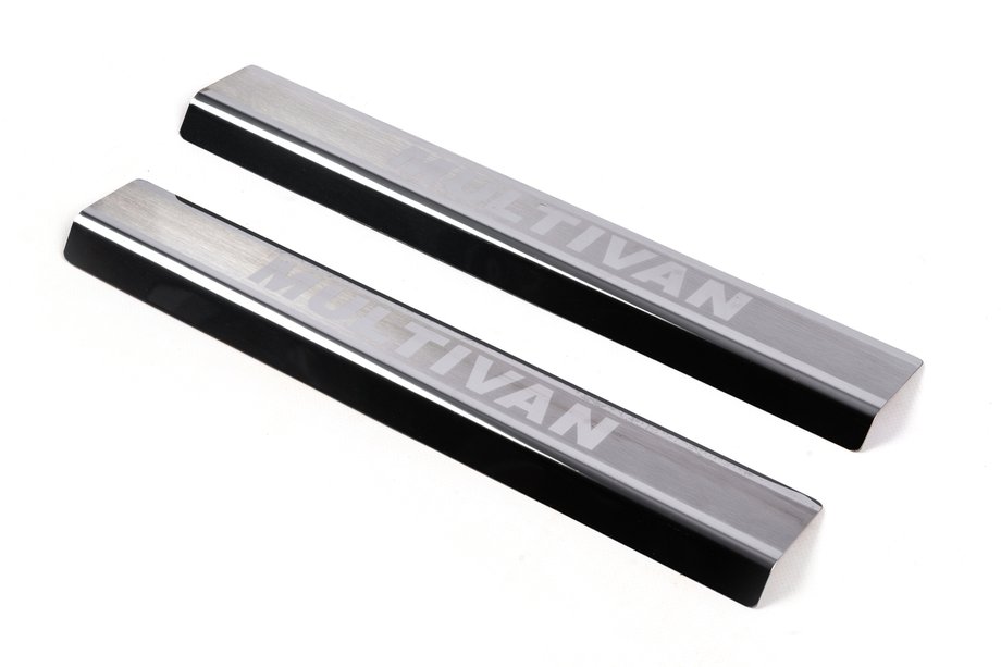 Volkswagen T5 Multivan 2003–2010 Seuils de porte VIP (2 pcs, acier inoxydable) Image