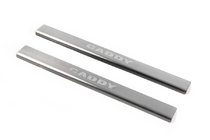 Volkswagen Caddy 2010-2015 Seuils de Porte Laser (2 pcs, Inox) photo 1