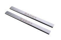 Volkswagen Caddy 2004-2010 Seuils de Porte Carmos V1 (2 pcs, Inox) photo 1