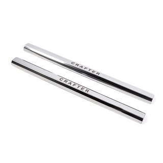 Seuils de porte VIP (2 pcs, acier inoxydable) photo 1