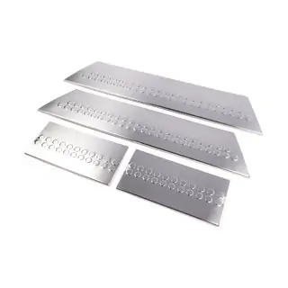 Seuils de porte intérieurs inox (Carmos)