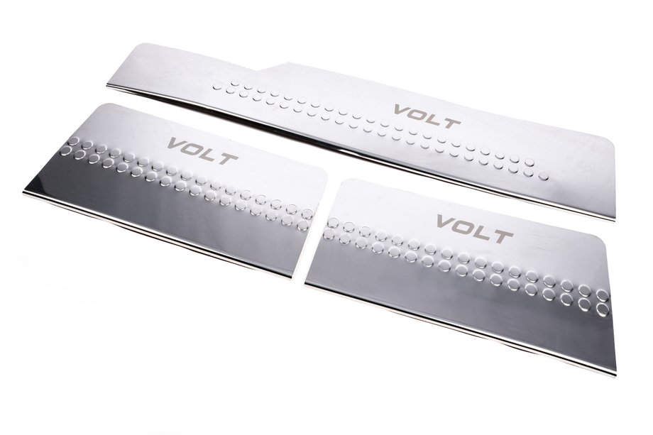 Volkswagen LT 1995-2006 Seuils de porte intérieurs en inox Carmos V1 (3 pcs) Image