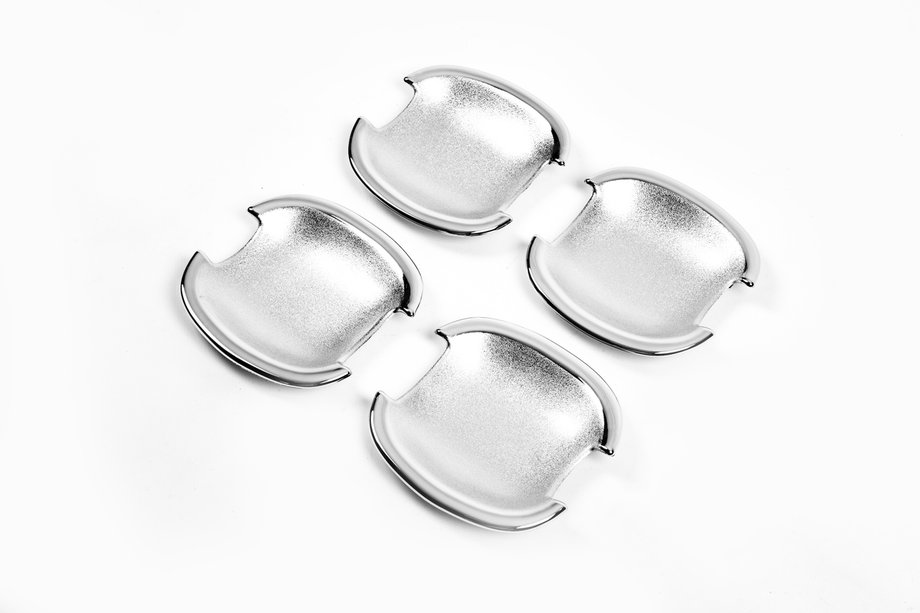 Hyundai Accent 2006-2010 Inserts chromés pour poignées (4 pcs, Plastique) Image
