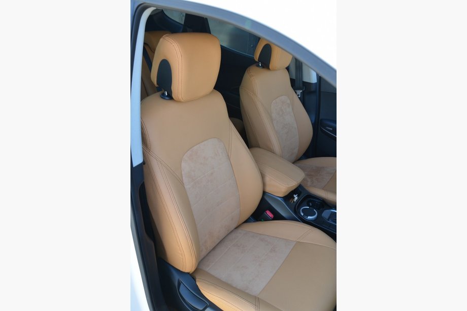 Hyundai Santa Fe 3 2012-2018 Housses de Siège SoyuzAuto Style Cuir Image