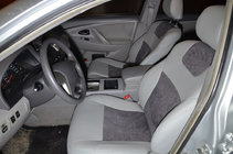 Toyota Camry 2006-2011 Housses de Sièges Auto (Similicuir ↗ Remplaçant Alcantara, Elite) photo 6