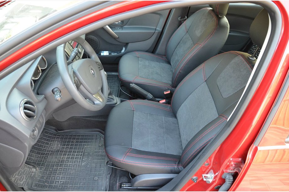 Renault Sandero 2013-2022 Housses de Siège Auto SoyuzAuto Leather Style Image