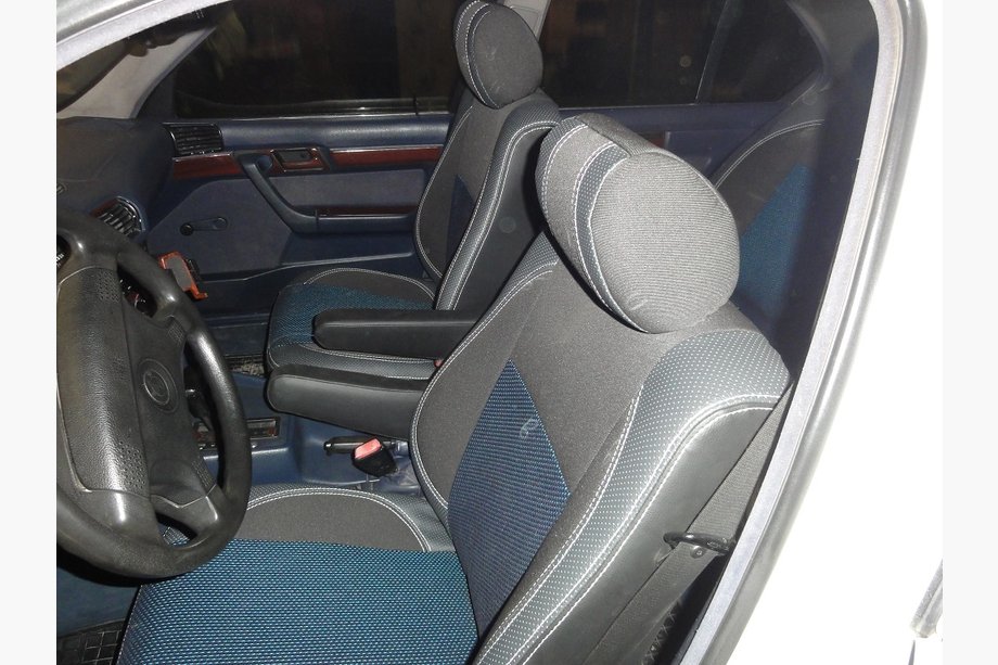 BMW 5 Series E34 1988-1995 Housses de Sièges Auto (Similicuir↗Tissu, Premium) Photo 3