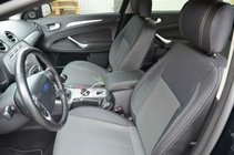Ford Mondeo 2008-2014 Housses de Siège Auto (Similicuir↗Tissu, Premium) photo 1