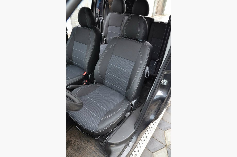 Fiat Doblo I 2001-2005 NOUVEAUTÉ !!! Housses de siège originales SoyuzAuto Premium (Ensemble complet) Image