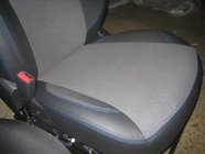 Hyundai Accent 2011-2017 Housses de Sièges Auto (Similicuir↗Tissu, Premium) photo 3