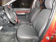 Hyundai Getz 2002- Housses de Siège Auto (Similicuir+Tissu) photo 1
