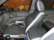 Kia Sorento I BL 2002-2009 Nouveau ! Housses de siège auto sur mesure en similicuir Brothers Premium photo 2