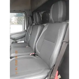Housses de siège Premium Originales (Similicuir+Tissu) Mercedes Sprinter W901/902/903/904/905 1995–2006 photo 1