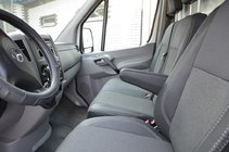Volkswagen Crafter 2006-2016 Housses de Sièges Auto (Similicuir↗Tissu, Premium) 2↗1 photo 5