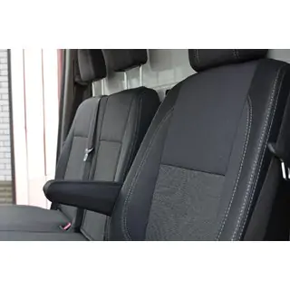 Housses de Sièges Auto (Similicuir↗Tissu, Premium) Volkswagen Crafter 2006-2016 photo 4