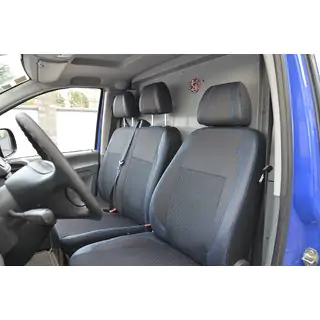 Housses de Sièges Auto (Similicuir↗Tissu, Premium) Mercedes Viano 2004-2014