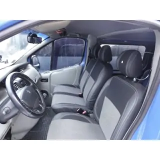 Housses de Sièges Auto (Similicuir et Tissu, Premium) Nissan Primastar 2002-2014 photo 3