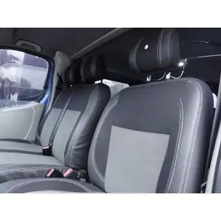 Housses de Sièges Auto (Similicuir et Tissu, Premium) Nissan Primastar 2002-2014 photo 4