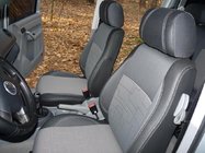 Volkswagen Caddy 2010-2015 Housses de Sièges Auto (Similicuir↗Tissu, Premium) photo 7