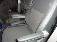 Volkswagen T5 Multivan 2003–2010 Housses de Sièges Auto (Similicuir↗Tissu, Premium) photo 4