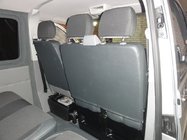 Volkswagen T5 Multivan 2003–2010 Housses de Sièges Auto (Similicuir↗Tissu, Premium) photo 3