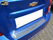 Chevrolet Aveo T300 2011-2020 Protection de pare-chocs arrière Nataniko (inox) Berline photo 1