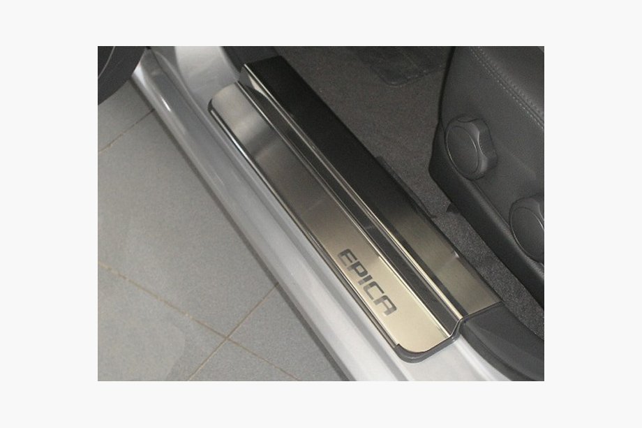 Chevrolet Epica 2006-2014 Seuils de porte Natanika Standard (4 pcs, inox) Image