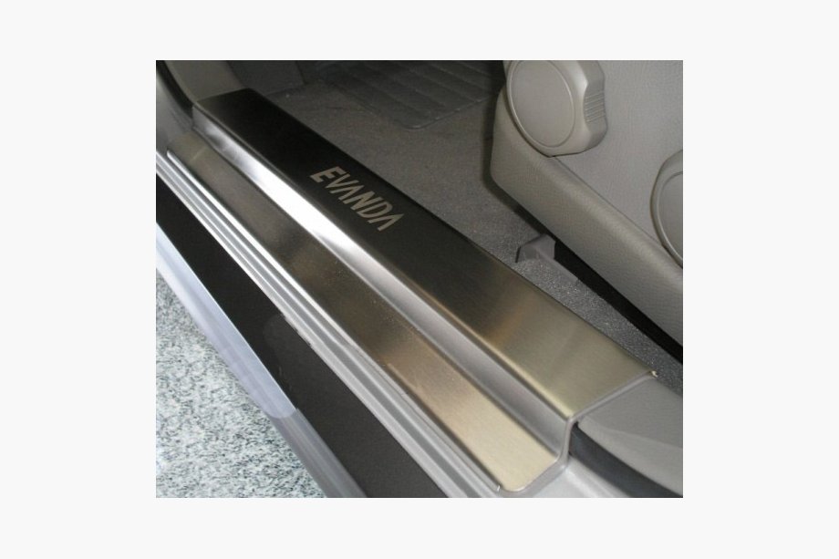 Chevrolet Evanda 2000-2006 Couvre-seuils NataNika Premium (4 pcs, inox) Image