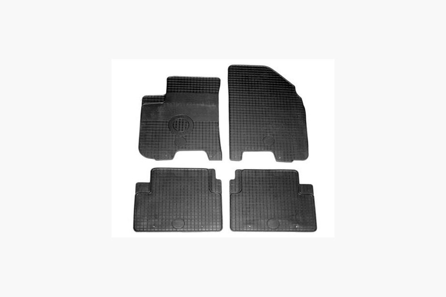 Chevrolet Aveo T250 2005-2011 Tapis de sol en caoutchouc d'origine (4 pcs, Doma) Image