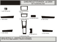 Chevrolet Evanda 2000-2006 Couvre tableau de bord (Hartman) Bleu photo 1