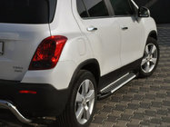 Chevrolet Trailblazer 2012-2019 Marchepieds latéraux Allmond Grey (2 pcs, aluminium) photo 3