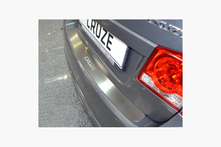 Chevrolet Cruze 2009–2015 Protection de pare-chocs arrière Nataniko (inox) Berline Image