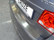 Chevrolet Cruze 2009–2015 Protection de pare-chocs arrière Nataniko (inox) Berline photo 1