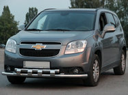 Chevrolet Orlando 2010-2018 Protection Avant ST015 (Inox) photo 1