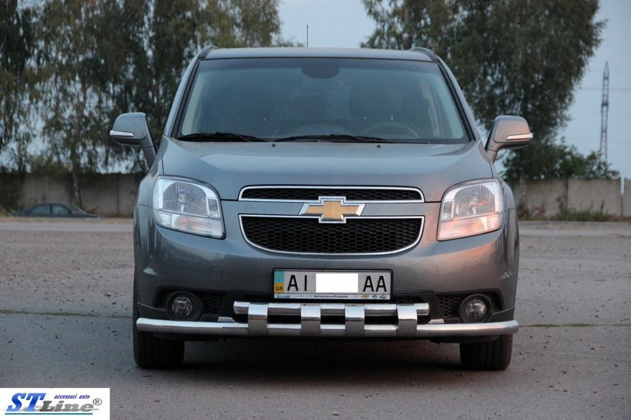 Chevrolet Orlando 2010-2018 Protection Avant ST015 (Inox) Photo 2