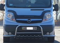 Opel Vivaro 2001–2015 Pare-buffle WT003-Plus (Inox) photo 2