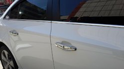 Chevrolet Cruze 2009–2015 Moulures de Vitres Inox Berline, OmsaLine - Acier Inoxydable Italien photo 3